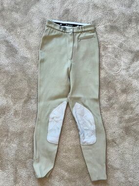 Pikeur Beige Knee Patch Equestrian Breeches Size 28L